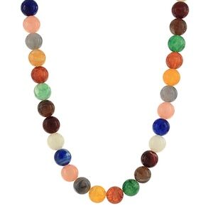 Colorful Acrylic Ball Bead Necklace